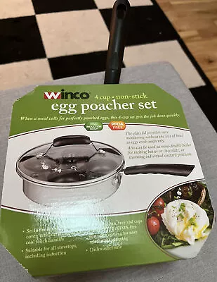 Winco Egg Poacher Set (4 Cup Non- Stick) • $8