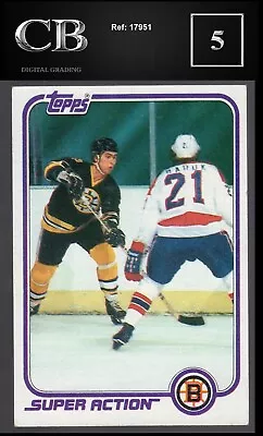 1981-82 Topps Hockey #E126 Ray Bourque - Dig G5 5- Undergraded- Not In Slab • $3.43