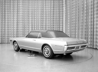1965 Mercury Cougar Rear View Clay Rendering Factory Mockup  8 X 10 Photograph • $8.25