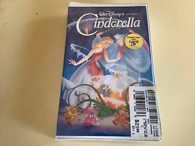 Vhs New Find Black Diamond Walt Disney Cinderella Sealed In Shrink  • $99