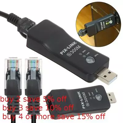 Adapter Ethernet Cable WiFi Dongle Wireless LAN Adapter For Samsung Smart TV 3Q • $23.03