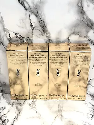 Yves Saint Laurent Fusion Ink Foundation SPF18 Brand New Boxed-Various Shades- • £25