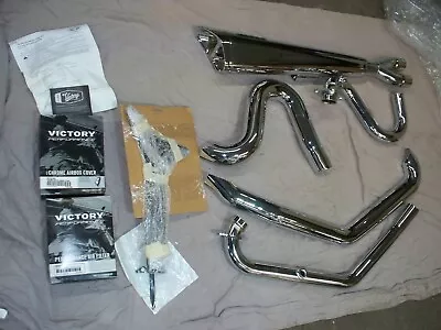 Victory Motorcycle Vegas Kingpin Stage 1 Tri-Pro Exhaust System OEM 2878305-156 • $599.99