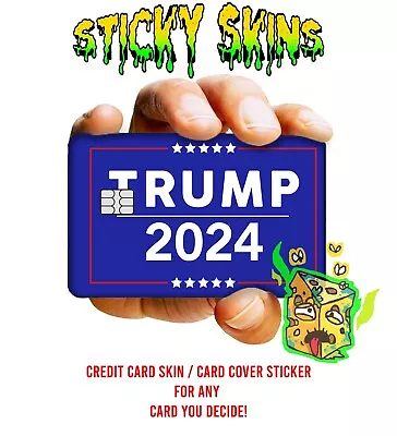 D.Trump 2024 Credit Card Skin Cover / Wrap Decal Pre-Cut Sticker • $6.75