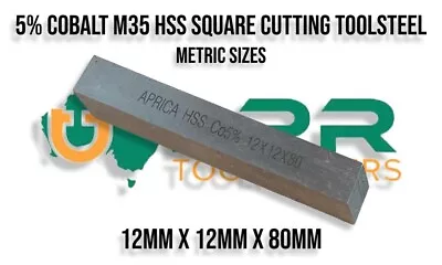 HSS 5% Cobalt Cutting Steel 12 X 12 X 80  M35 C/o ( 1 Piece Only ) • $25