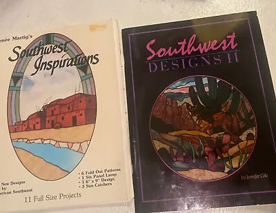 Stained Glass Patterns Southwest Designs Ii By Jennifer Cole &Renee Martig Lot • $19.99