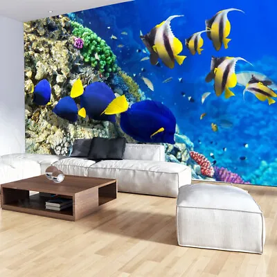 Sea Ocean Fish Coral Reef Photo Underwater Life Wallpaper Wall Mural Bedroom • £15.99