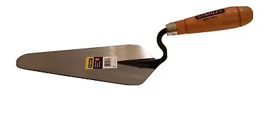 Masonry Brick/Block Trowel 9  X 4-1/4  Round Tip. By Stanley. Hard Wood Handle.  • $12.79