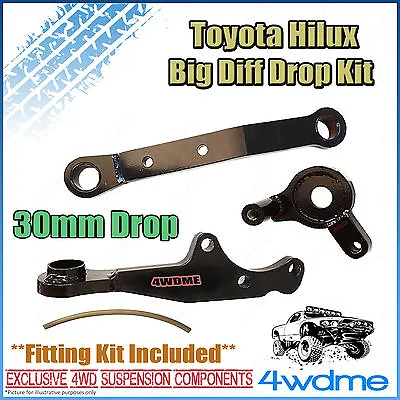 For Toyota Hilux N80 GUN126 Front Direct Bolt In Diff Drop Kit 2-4  Lift • $540