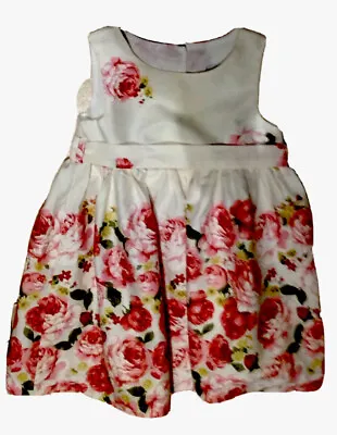 NWT Zara Girl Boutique Rose Party Wedding Photography Floral Dress Size 6/7 • $20.24