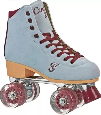 Roller Derby Candi Carlin Roller Skates - Blue/Burgundy (8) • $20