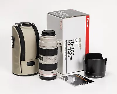 Canon EF 70-200mm F/2.8 L IS II USM Lens. Very Good Condition. Bag Never Used • $1550