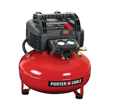 NEW P0RTER-CABLE 6 Gal. 150 MAX PSI Portable Electric Pancake Air Compressor • $148