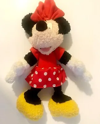 Vtg 1999 Minnie Mouse Plush Doll Toy Mattel Disney Disneyland Movable Arms • $9.99
