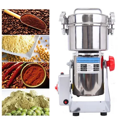 $68.51 • Buy 700g High Speed Electric Grain Grinder Cereal Mill Flour Powder Machine 1800W