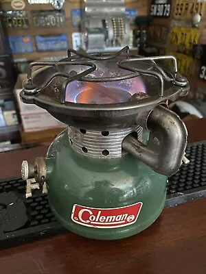 Vintage Coleman 502 Camp Stove Works Great 10/72/see Pics & Info • $99.99