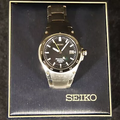 Boxed Seiko 5J22-0E00 Sportura Kinetic Quarts Self Winding Wrist Watch 100m • £150