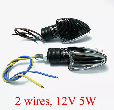 $21.82 • Buy Streetfighter Spear Arrow Indicators Carbon Look Suzuki GSXR TL GSF Bandit GSX