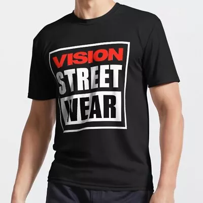 Vision Street Wear Essential T-Shirt Funny TEE Logo American T-Shirt • $20