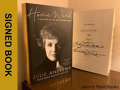$99.99 • Buy Julie Andrews SIGNED BOOK Home Work FIRST EDITION Hardcover ~ Mary Poppins!