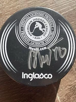 Mikhail Berdin Signed Manitoba Moose Hockey Puck • $14.56