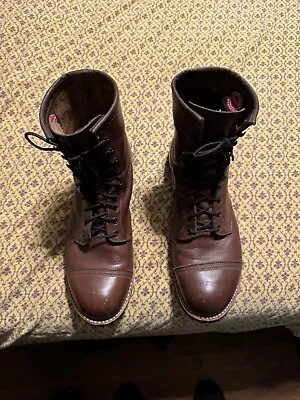 Red Wing 4313 8” Spirit Lake X Indian Motorcycle Iron Ranger Boots Men's US11D • $250