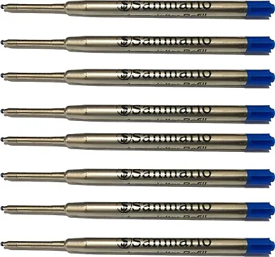 Parker Compatible Ink Pen Refills G2 Ballpoint Pens 1.0mm Medium Blue Colour *5 • £2.49