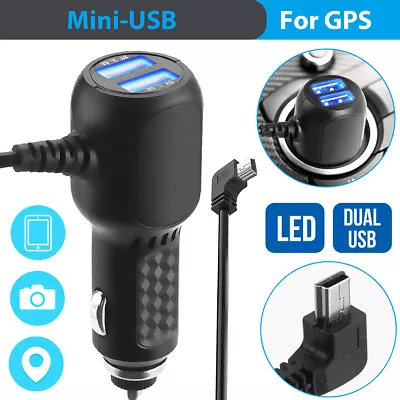 11.5ft Dash Cam Car Charger Mini USB Cable Power Cord Supply For DVR Camera GPS • $8.99