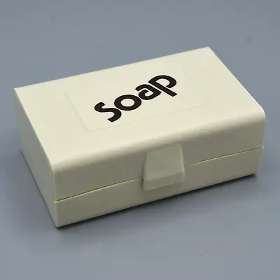 Travel Soap Container Vintage 1970s Plastic Beige • $17.99