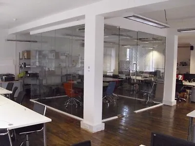 OFFICE GLASS Meeting Room Glass Partitions Office Partitioning • £429