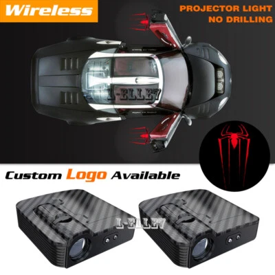 $17.64 • Buy Wireless Spider Spiderman L Car Door Projector Laser Ghost Shadow Welcome Light
