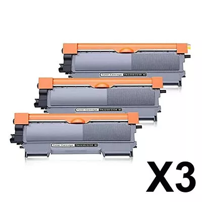 3x TN-2250 TN2250 Toner Cartridge For Brother MFC-7860DW MFC-7360N MFC-7362N • $28.80