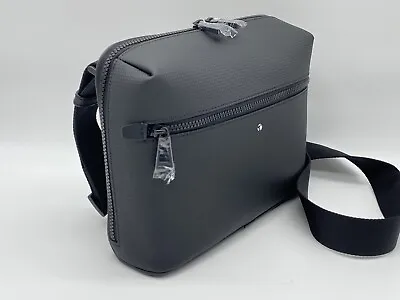 Montblanc Extreme 2.0 Black Leather Messenger Crossbody Bag Brand New Msrp $945 • $500