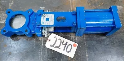 3 Inch Orbinox Knife Gate Valve With Air Cylinder • $1055