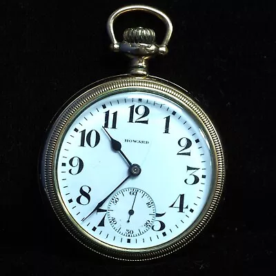 Howard Series 11 21J Railroad Chronometer 16S Pocket Watch Running Cond. • $399.95