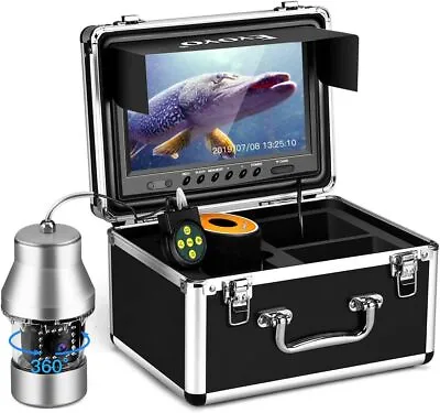 Eyoyo Underwater Fishing Camera Video Fish Finder 9inch Color Screen 1000TVL 30M • $259.99