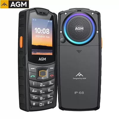 AGM M6 4G Unlocked Rugged Feature Phone Large Button Large Icon Basic Cell Phone • $34.99