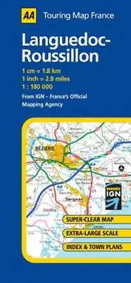 Languedoc-Roussillon: No. 10 (AA Road Map France Series) • £3.91