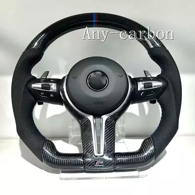 New Carbon Fiber Steering Wheel Skeleton For BMW M1 M2 M3 M4 M5 M6 X5 F80 F82 • $350