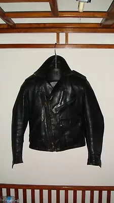  Vintage Buco J27 Horsehide Leather Motorcycle Riding Jacket Size 42 • $1500