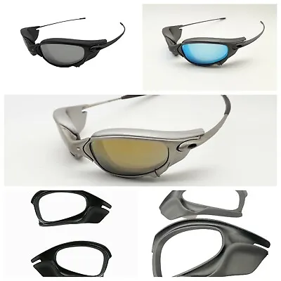 Replacement Side Blinders For Oakley Juliet Sunglasses Double X Metal Gray Black • $30