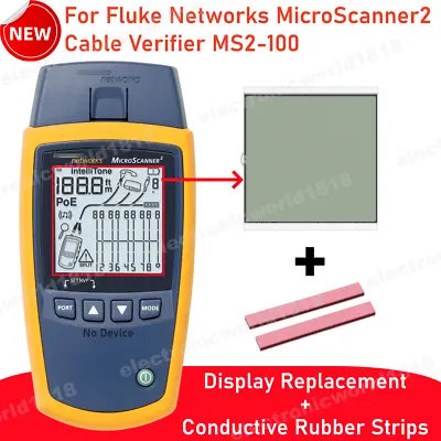 For Fluke Networks MS2-100 MicroScanner2 Cable Verifier LCD Display Screen Parts • $130.99