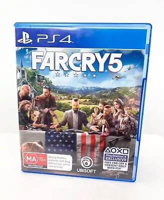 Sony Playstation 4 Far Cry 5 Game R4 PAL AUS/NZ • $19.95