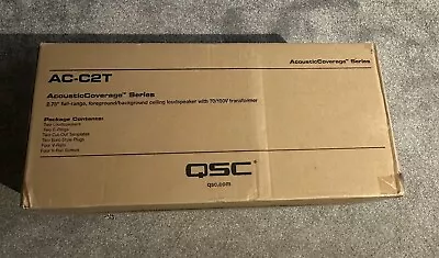 QSC  AC-C2T  (Pair)  Ceiling Speakers -  Brand New • £39.99