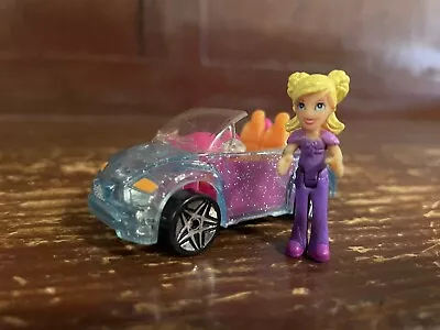 Polly Pocket With VW Beetle Mini Car Mattel Vintage 2007 • $11.95