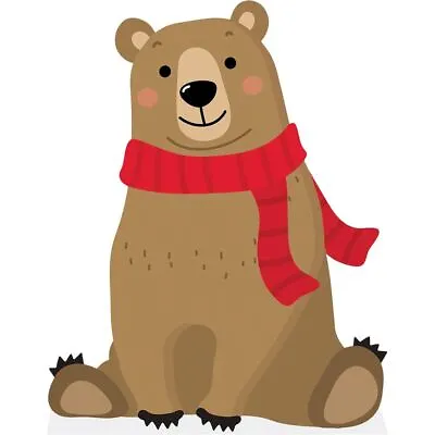 Christmas Cutout (Bear 1) Life Size Cutout 88cm Festive Decoration • £44.97