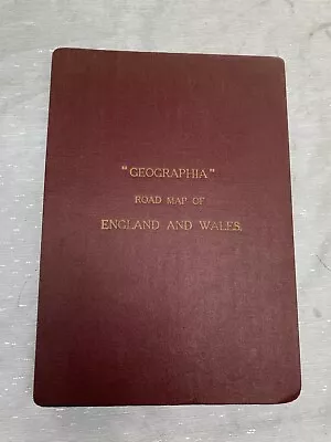 Geographia Road Map Of England & Wales • £8