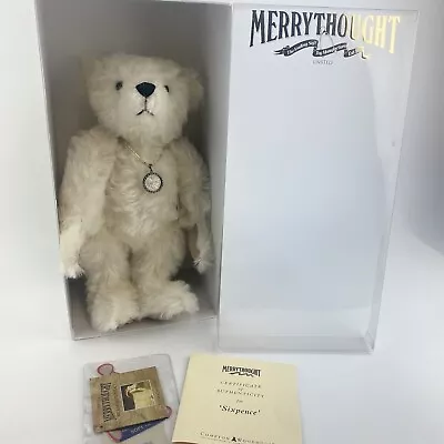 Merrythought Sixpence Teddy Bear Limited Edition Retired COA & Boxed • £59.99