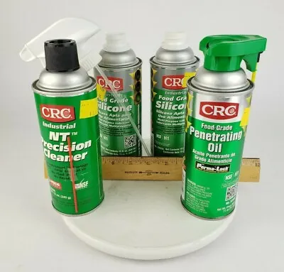 $24.95 • Buy 4x CRC - Food Grade Silicone Penetration Oil NT Precision Cleaner 03205 03039
