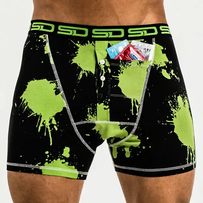 £12.99 • Buy Smuggling Duds Men's Stash Pocket Boxer Shorts 50% Off CLEARANCE SALE – Small